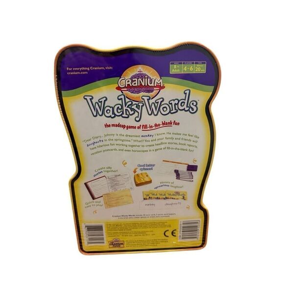 Brand New Sealed Cranium Wacky Words Fill In The Blank Word Family Game - Picture 3 of 3